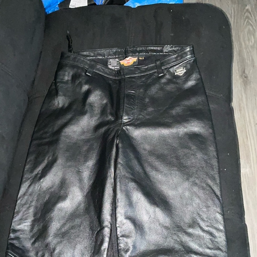 Harley-Davidson Black Leather Pants